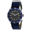 Seapro Men's Revival Gray Dial, Blue Leather Strap Watch