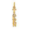 14k Yellow Gold Polished TAKEN pendant