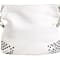 Tods Gommini Textured White Leather Studded Hobo Handbag