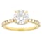 Lab-Grown Diamond Solitaire Ring In 14K Yellow Gold 2.50ctw