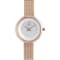 Obaku Women's Stille Mother-Of-Pearl Dial Rose Stainless Steel Mesh Band Watch