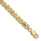 14k Yellow Gold Diamond-Cut Fancy Link Bracelet