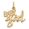 14k Yellow Gold Baby Girl Pendant