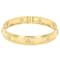 Italian Nobile Bloom Opera Bangle In Solid 14K Yellow Gold