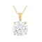 Lab-Grown Diamond Solitaire Pendant In 14K Gold 3.00ct