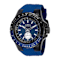 Invicta Aviator 50mm Blue Dial Silicone Band Quartz Watch