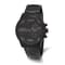 Charles Hubert Black IP-plated Stainless Chronograph Dual Time Watch