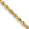 14k Yellow Gold 2mm Solid Diamond-Cut Quadruple Rope 30 Inch Chain