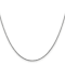 14k White Gold 1.1mm Round Snake Chain 20 Inches