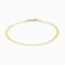 Herringbone Chain Bracelet In 18K Gold Over Sterling Silver 8"