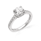 White Cubic Zirconia Platinum Over Sterling Silver Ring 1.70ctw
