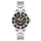 Duxot Atlantica Skeleton Diver Black Dial White Bezel White Stainless
Steel Band Automatic Watch