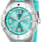 Invicta Angel 38mm Light Blue Dial and Silicone Band Quartz Watch