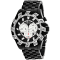 Roberto Bianci Men's Valencio Black Dial White Bezel Black Stainless
Steel Watch