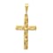 14K Yellow Gold Reversible Latin Cross Pendant
