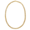 White Diamond Accent 18k Yellow Gold Over Sterling Silver Leaf Necklace