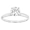 Lab-Grown Diamond Solitaire Ring In 14K White Gold 1.10ct
