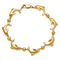 14k Yellow Gold Polished Dolphin Link Bracelet