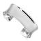 Rhodium Over Sterling Silver Polished 20mm Cuff Bracelet
