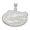 Rhodium Over Sterling Silver LogoArt University of Florida Large Pendant