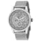 Christian Van Sant Men's Rio Gray Dial, Silver-tone Mesh Stainless Steel Watch