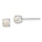 Sterling Silver Polished Freshwater Cultured Pearl Post Earrings