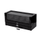 Mele and Co Langdon Glass Top Locking Four Watch Winder