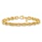 14K Yellow Gold Polished Fancy Link Bracelet