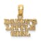 10K Yellow Gold DADDYS LITTLE GIRL Charm