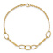 14k Yellow Gold Polished Bars and Links Bracelet