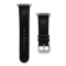 Gametime NHL San Jose Sharks Black Leather Apple Watch Band (38/40mm
S/M). Watch not included.