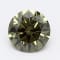 1.21ct Dark Green Round Lab-Grown Diamond SI1 Clarity IGI Certified