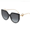 Fendi Cat Eye Black Frame / Gray Gradient Lenses Sunglasses