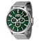 Invicta Specialty 44mm Quartz Stainless Steel Mesh Watch, Green Dial