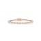 CZ Tennis Bracelet In 18K Rose Gold Over Sterling Silver