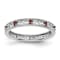 Sterling Silver Stackable Expressions Garnet Ring 0.22ctw
