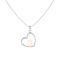7.5-8mm Button White Cultured Freshwater Pearl Rhodium Over Sterling
Silver Pendant