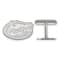 Rhodium Over Sterling Silver LogoArt University of Florida Gator Cuff Links