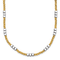 14K Two-tone Diamond-cut Beaded 18-inch Necklace