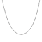 Sterling Silver 1.46 mm Adjustable Rope Chain 22" Necklace