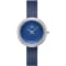 Obaku Women's Stille Arctic Blue Dial Blue Stainless Steel Mesh Band Watch