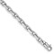 Rhodium Over 14k White Gold 4.2mm Hand-polished Fancy Link Bracelet