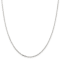 Sterling Silver 2.2mm Diamond-cut Long Link Cable Chain Necklace