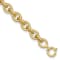 14K Yellow Gold 16.8mm Open Link Cable 8.5-inch Bracelet