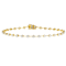 Lab-Grown Diamond Tennis Bracelet In 14K Gold Over Sterling Silver 1.00ctw