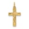 14K Yellow Gold INRI Crucifix Charm