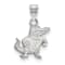 Rhodium Over Sterling Silver LogoArt University of Florida Small Pendant