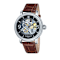 Thomas Earnshaw Longcase Automatic Gray Dial Brown Stainless Steel Band
Skeleton Watch