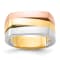 14K Contemporary Flat Top Band