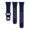 Gametime Cleveland Guardians Debossed Silicone Apple Watch Band (38/40mm
M/L). Watch not included.